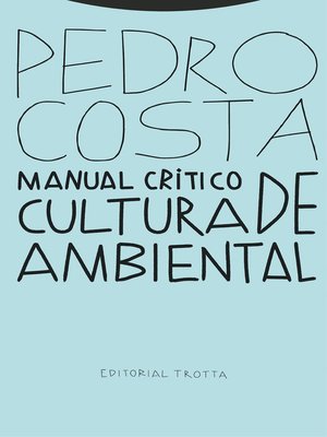 cover image of Manual crítico de cultura ambiental